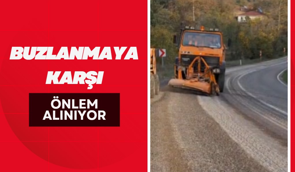 Ayancık-Sinop yolunda önleyici çalışma
