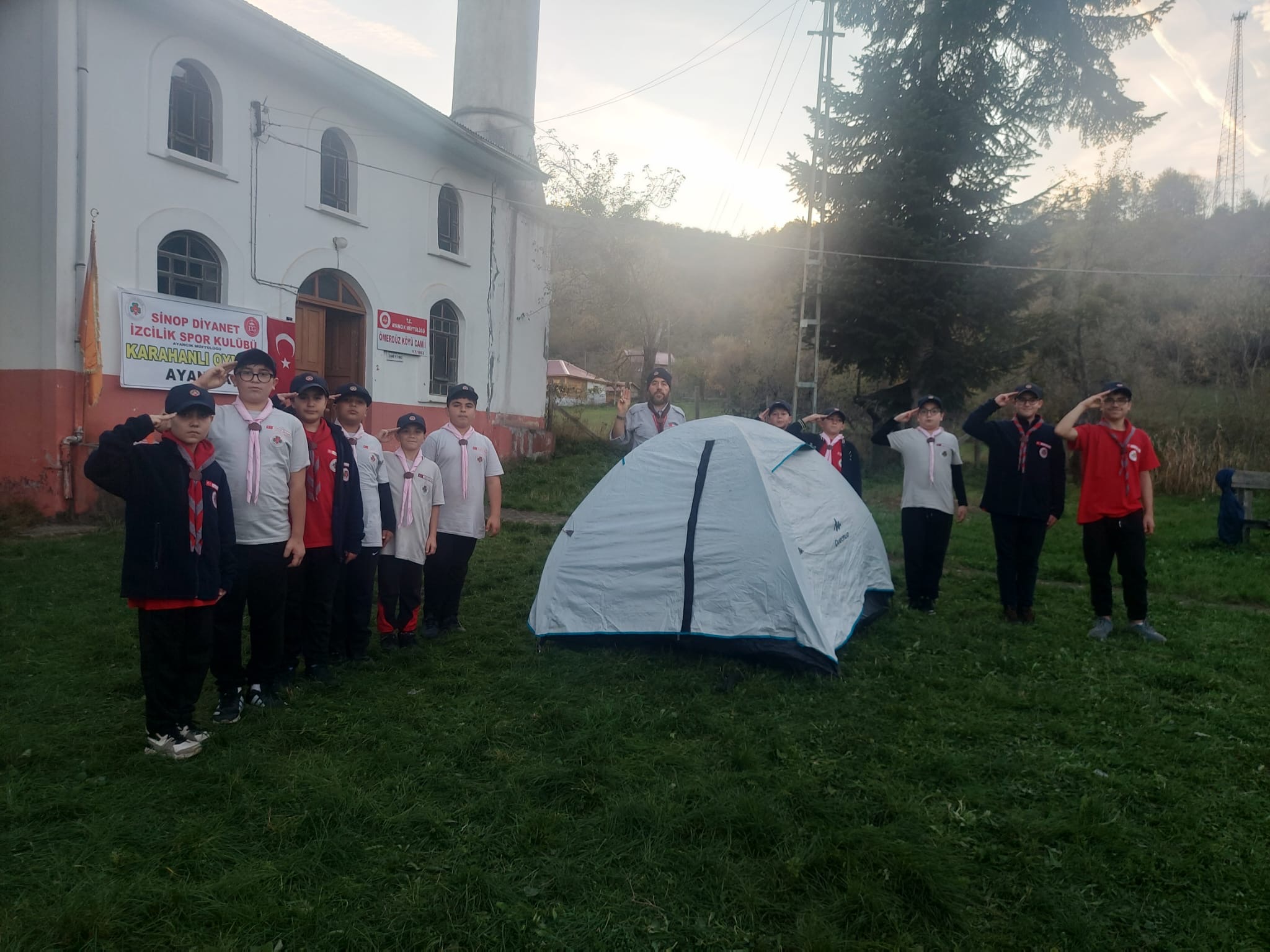 Ayancık’ta İzcilik ve Kamp Eğitimi Gerçekleştirildi