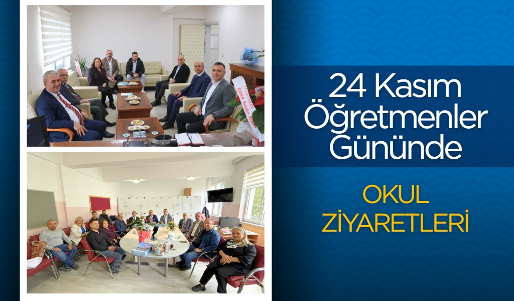Ayancık’ta 24 Kasım Öğretmenler Günü Ziyaretleri
