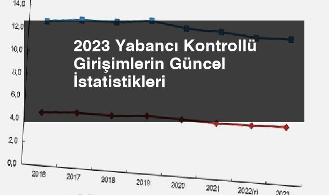 2023 Yabancı Kontrollü Girişimlerin Güncel İstatistikleri