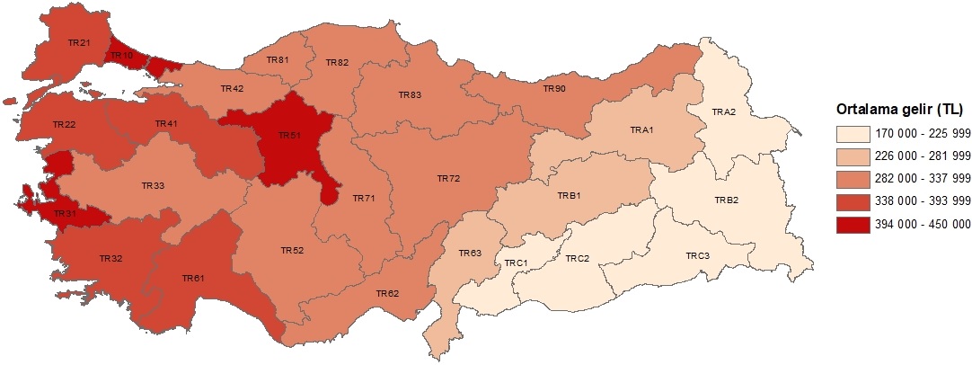 2025 Gelir Dağılımı Verileri Açıklandı: En Yüksek Gelir Grubu Toplam Gelirin %48’ini Aldı