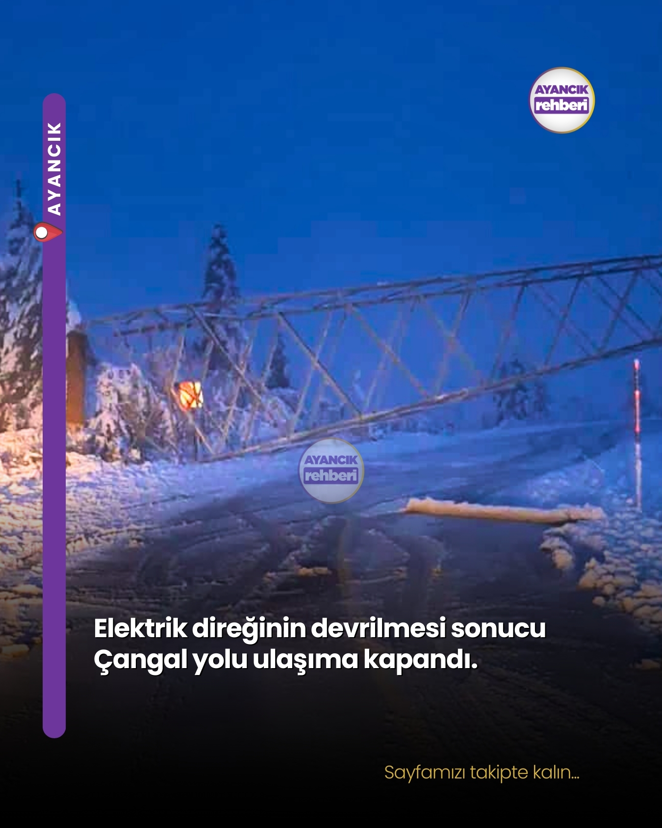 Ayancık–Boyabat yolu ulaşıma kapandı