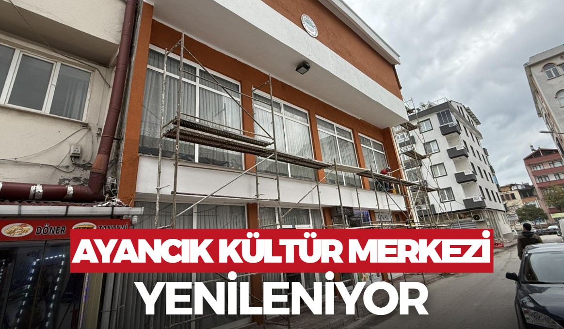 Ayancık Kültür Merkezinde bakım ve onarım çalışmaları sürüyor