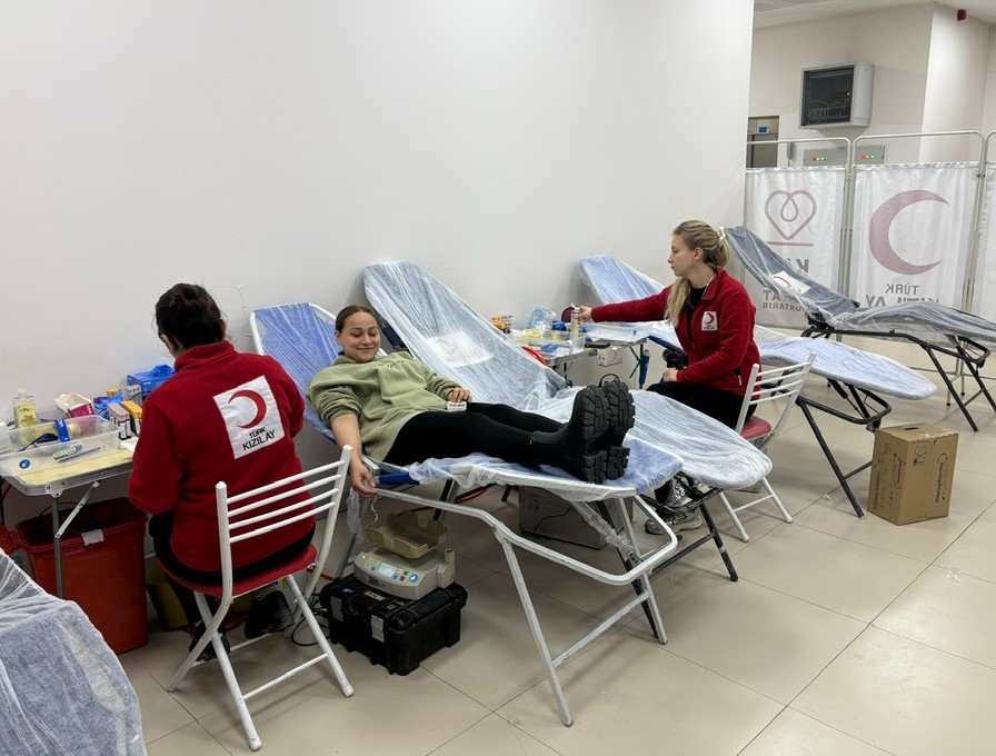Ayancık’ta kan bağışı kampanyası düzenlendi