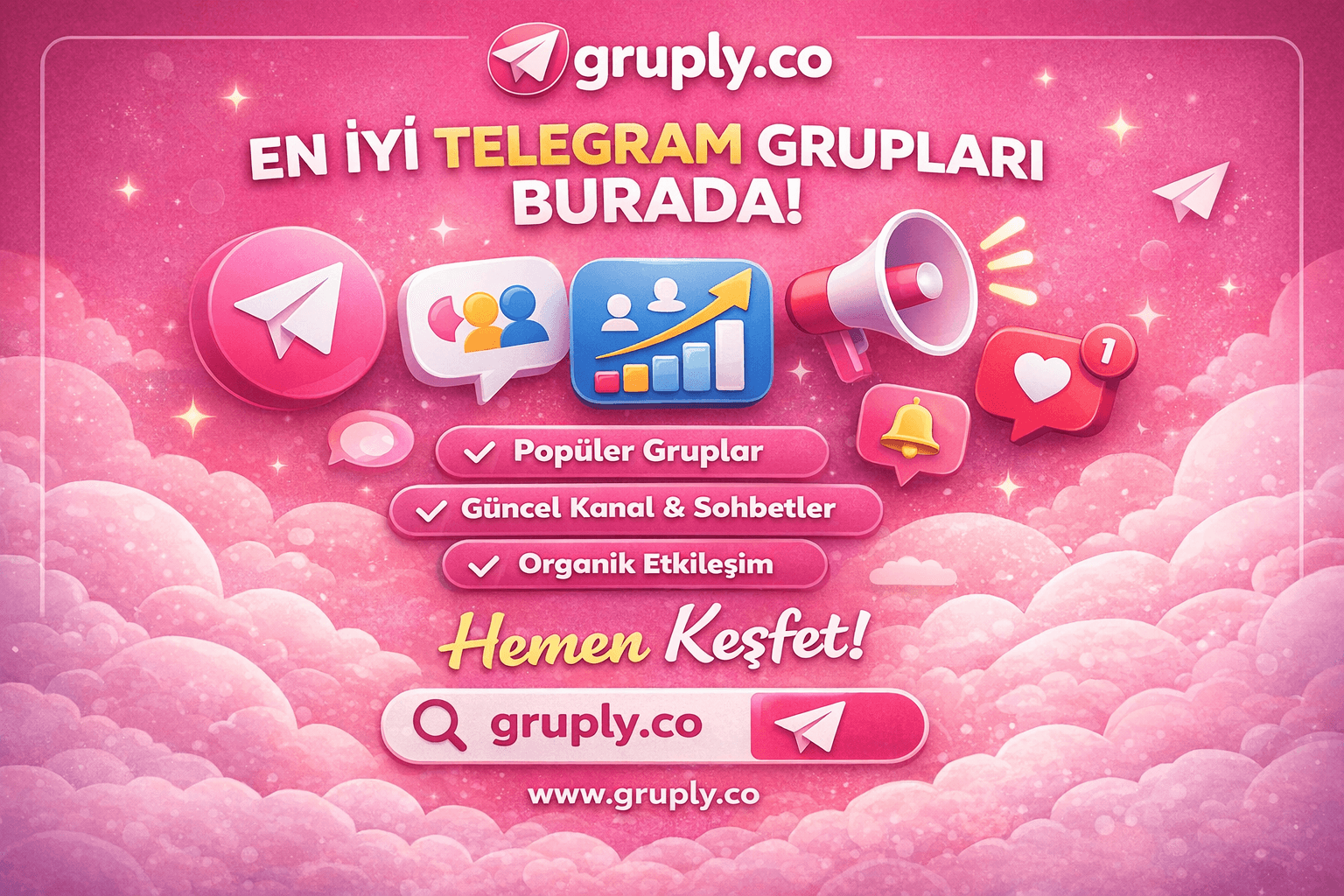 Whatsapp Ve Telegram Grup Linkleri Sitesi