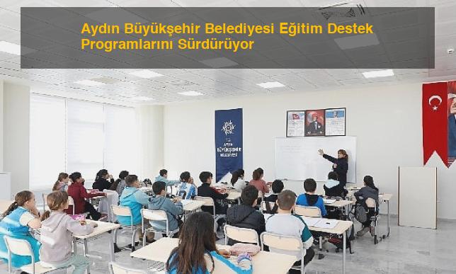 Aydın Büyükşehir Belediyesi Eğitim Destek Programlarını Sürdürüyor