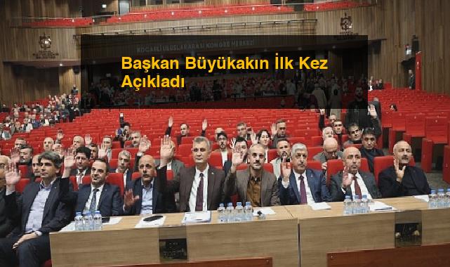 Başkan Büyükakın İlk Kez Açıkladı