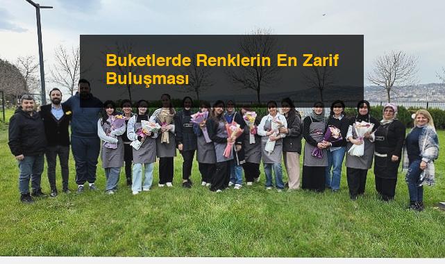 Buketlerde Renklerin En Zarif Buluşması