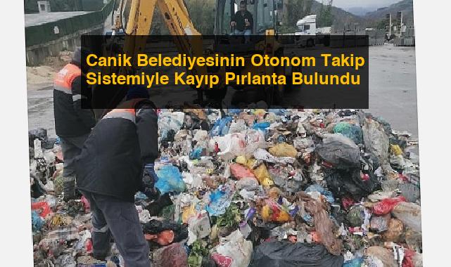 Canik Belediyesinin Otonom Takip Sistemiyle Kayıp Pırlanta Bulundu