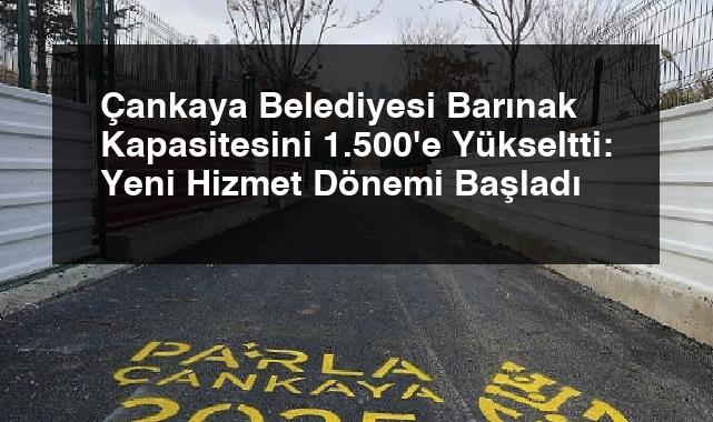 Çankaya Belediyesi Barınak Kapasitesini 1.500’e Yükseltti: Yeni Hizmet Dönemi Başladı