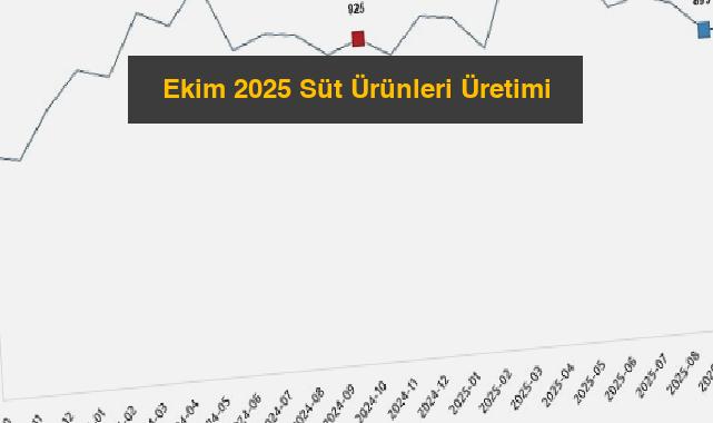 Ekim 2025 Süt Ürünleri Üretimi