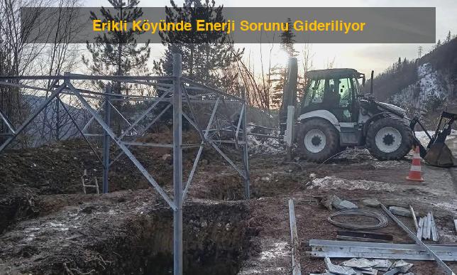 Erikli Köyünde Enerji Sorunu Gideriliyor