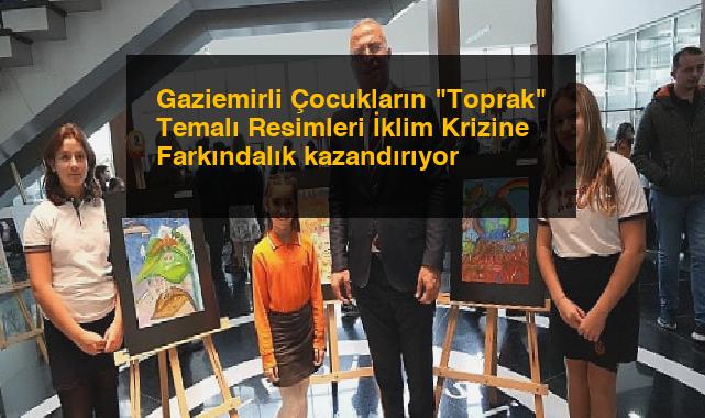 Gaziemirli Çocukların “Toprak” Temalı Resimleri İklim Krizine Farkındalık kazandırıyor