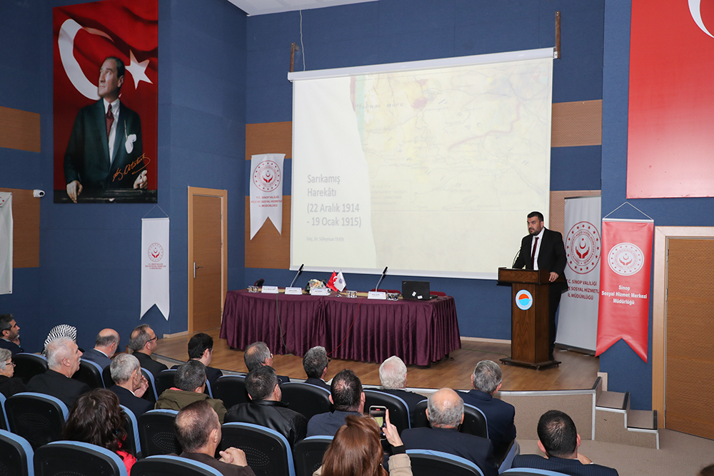 Sinop’ta Vatan ve Kahramanlık Buluşmaları Programı Düzenlendi