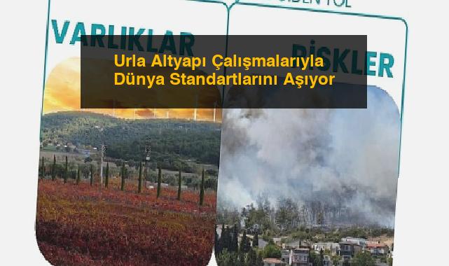 Urla Altyapı Çalışmalarıyla Dünya Standartlarını Aşıyor