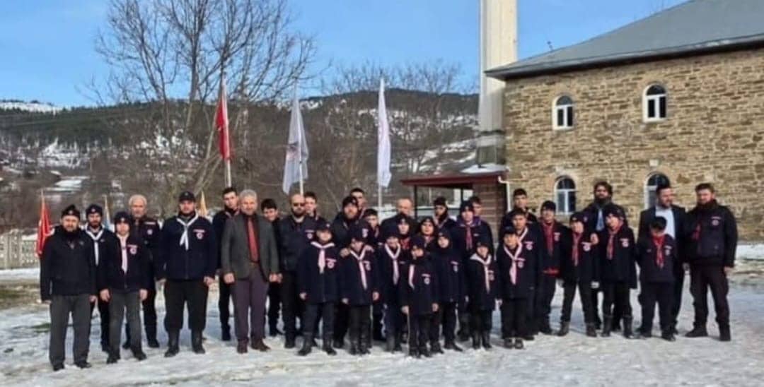 Sinoplu izciler 6 günlük kış kampı yaptı