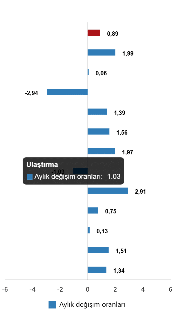 2025 Aralık Ayında TÜFE Yıllık %30,89 Artış Gösterdi
