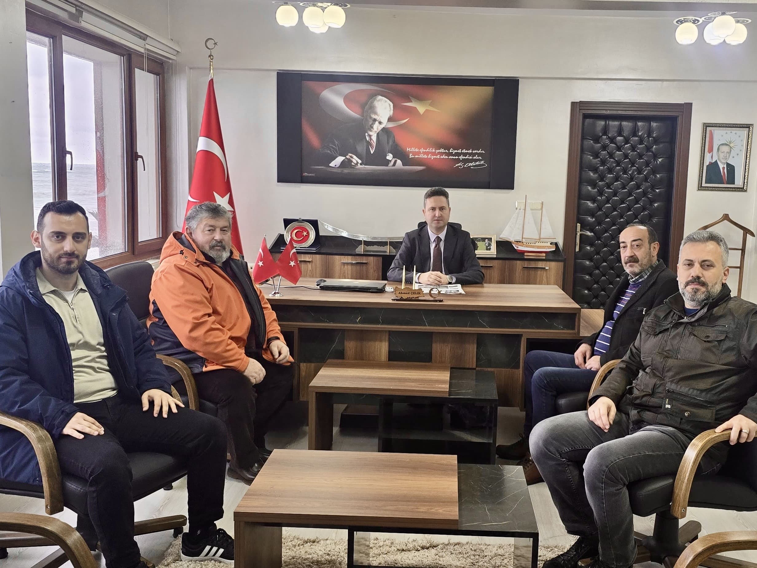 Kaymakam Çelik, Gazetecilerle Bir Araya Geldi