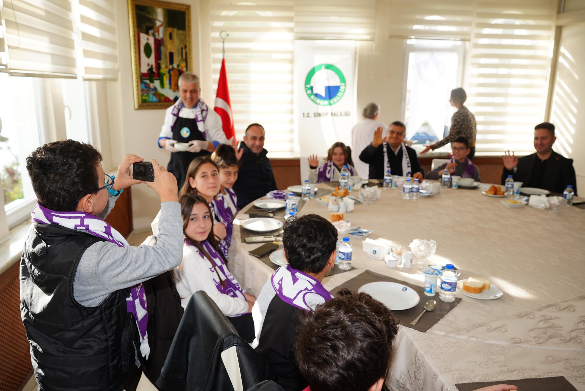 Protokolün Katılımıyla Gerçekleşen Karşılama