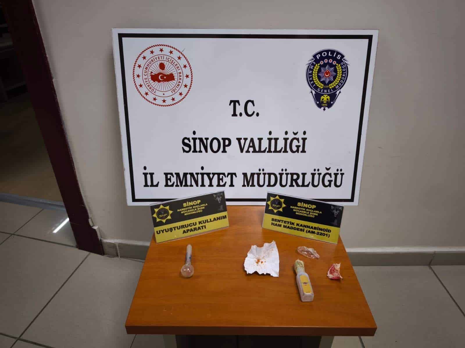 Sinop’ta uyuşturucu operasyonu: 4 şüpheli hakkında işlem