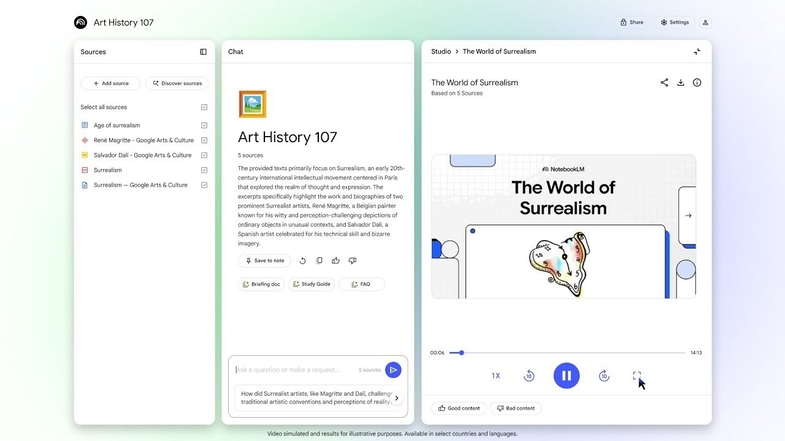 NotebookLM'in Temel İşlevleri ve Özellikleri