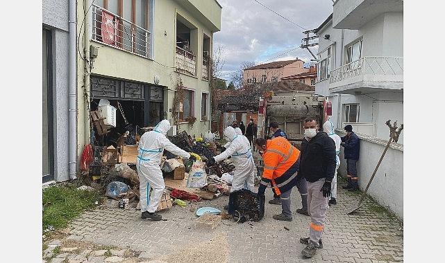Görükle’de İki Katlı Çöp Evde Şok Temizlik Operasyonu