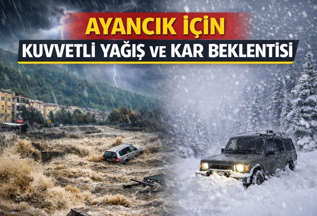 Ayancık İçin Kuvvetli Yağış ve Kar Beklentisi