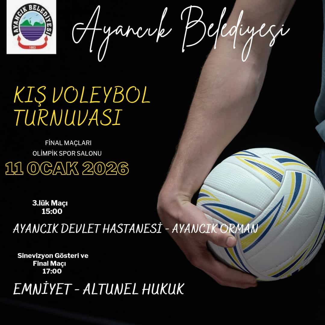 Ayancık’ta 2025 Kış Voleybol Turnuvası Final Karşılaşmalarıyla Tamamlanıyor