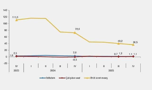 2025 IV. Çeyrek İşgücü Girdi Endeksleri Raporu: Ekim-Aralık Dönemi