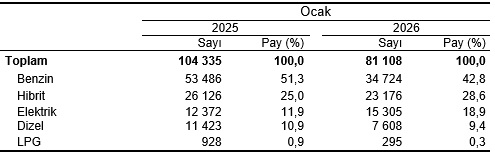 Trafiğe Kayıtlı Taşıt Profili ve Otomobil Verileri