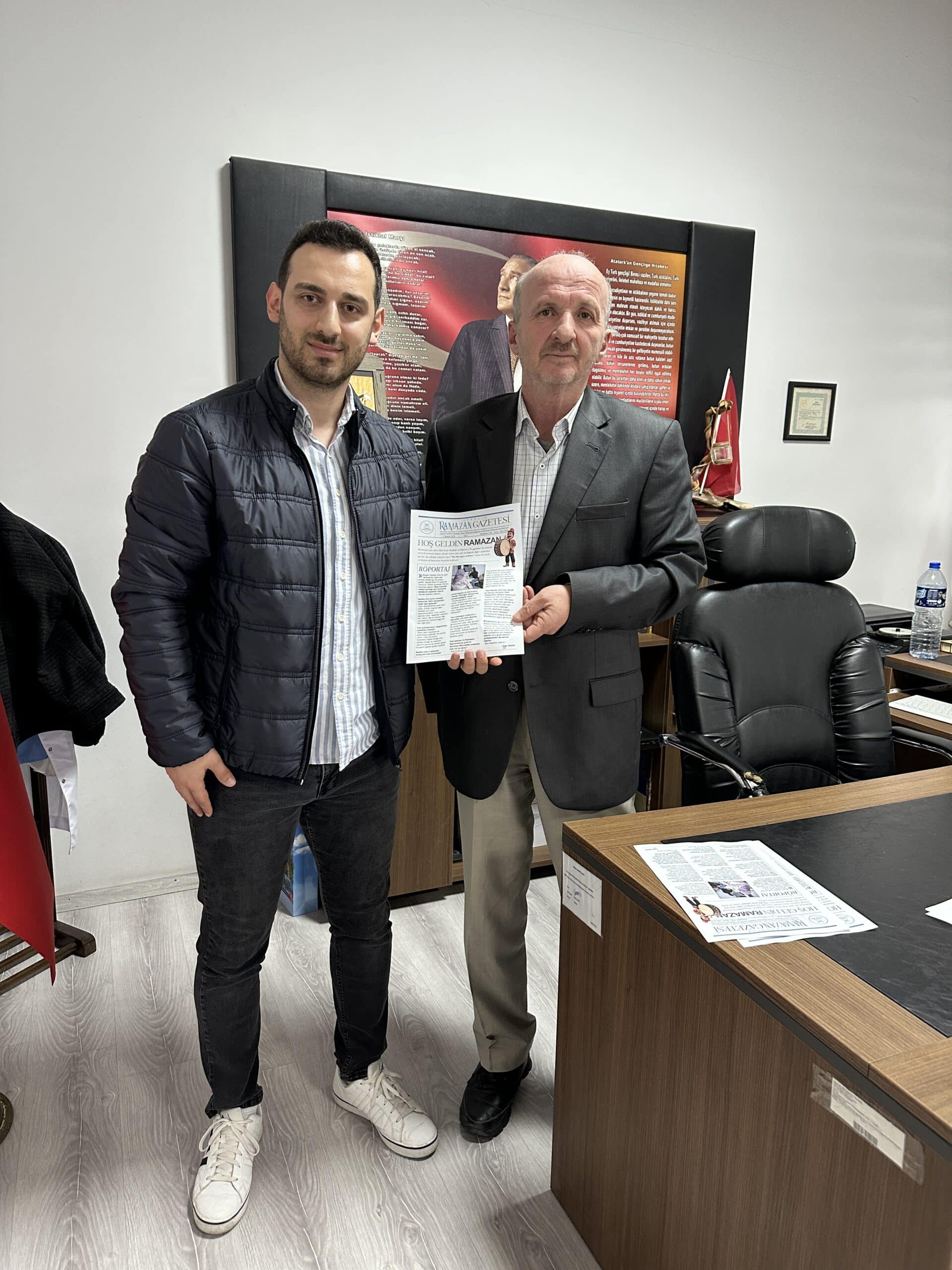 Ayancık’ta öğrencilerden Ramazan gazetesi