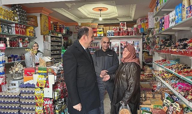 Başkan Altay, Şehir Merkezinde İftar Öncesi Esnafla Buluştu