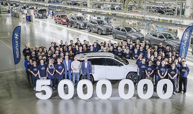 Hyundai Çekya Fabrikasında 5 Milyonuncu Araç Üretimi Kutlandı
