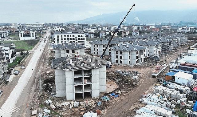 Kartepe Kent Konut Evlerinde İnşaatta Yüzde 51 İlerleme Kaydedildi