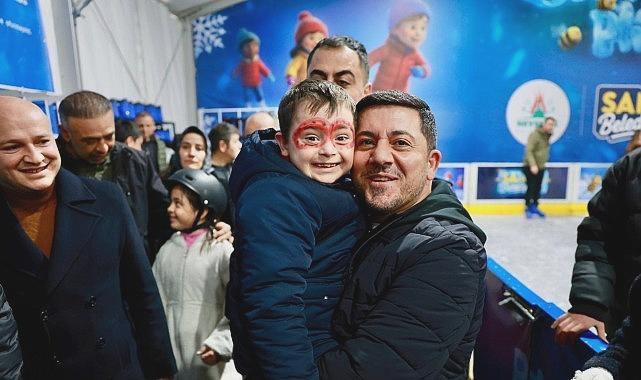 Nevşehir’de Yeni Buz Pateni Pisti Törenle Kapılarını Açtı