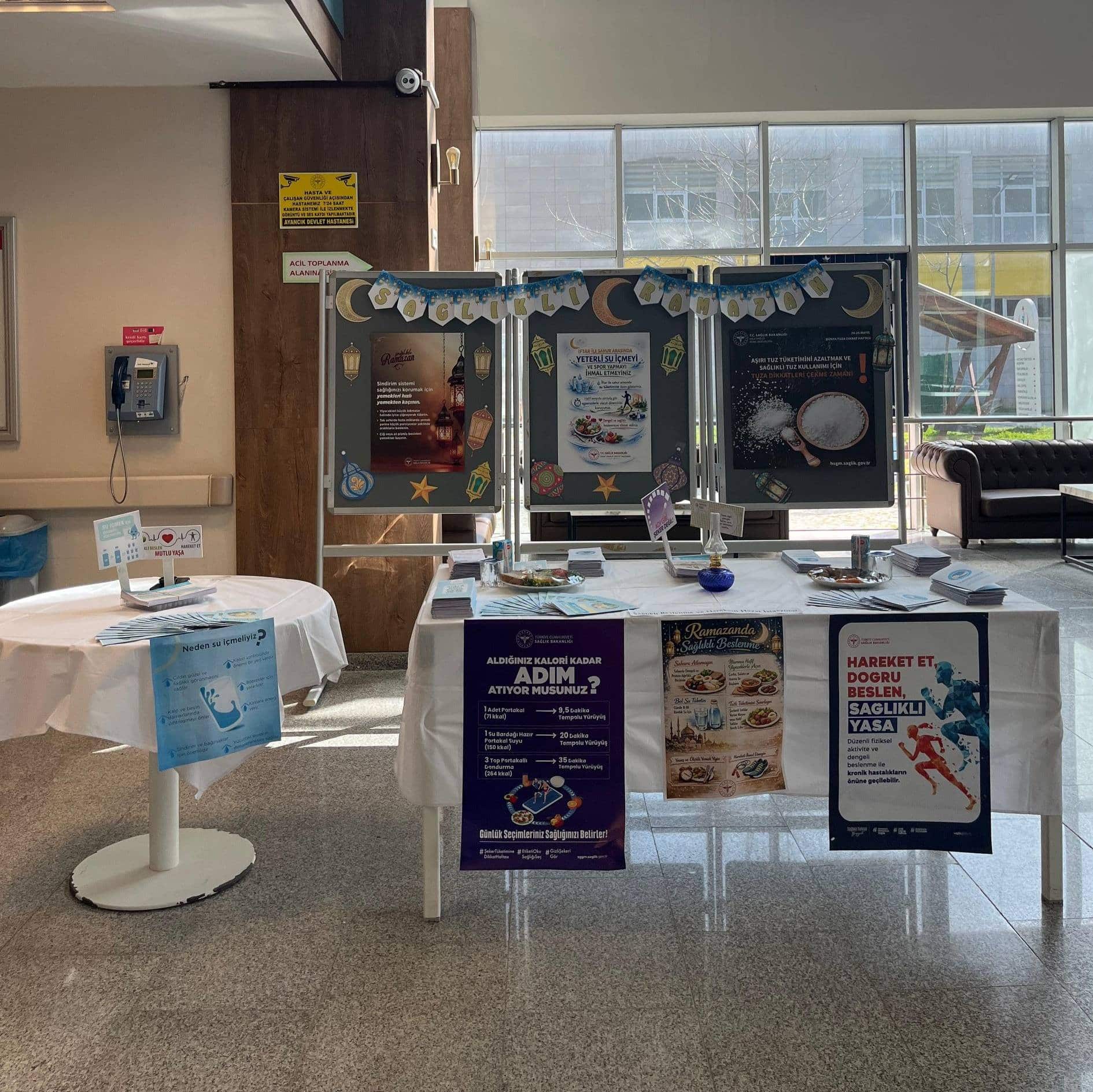 Ayancık Devlet Hastanesi’nden Ramazan’da sağlıklı yaşam çağrısı