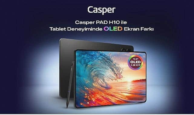 Casper PAD H10: Tablet Deneyiminde OLED Ekranın Eşsiz Farkı