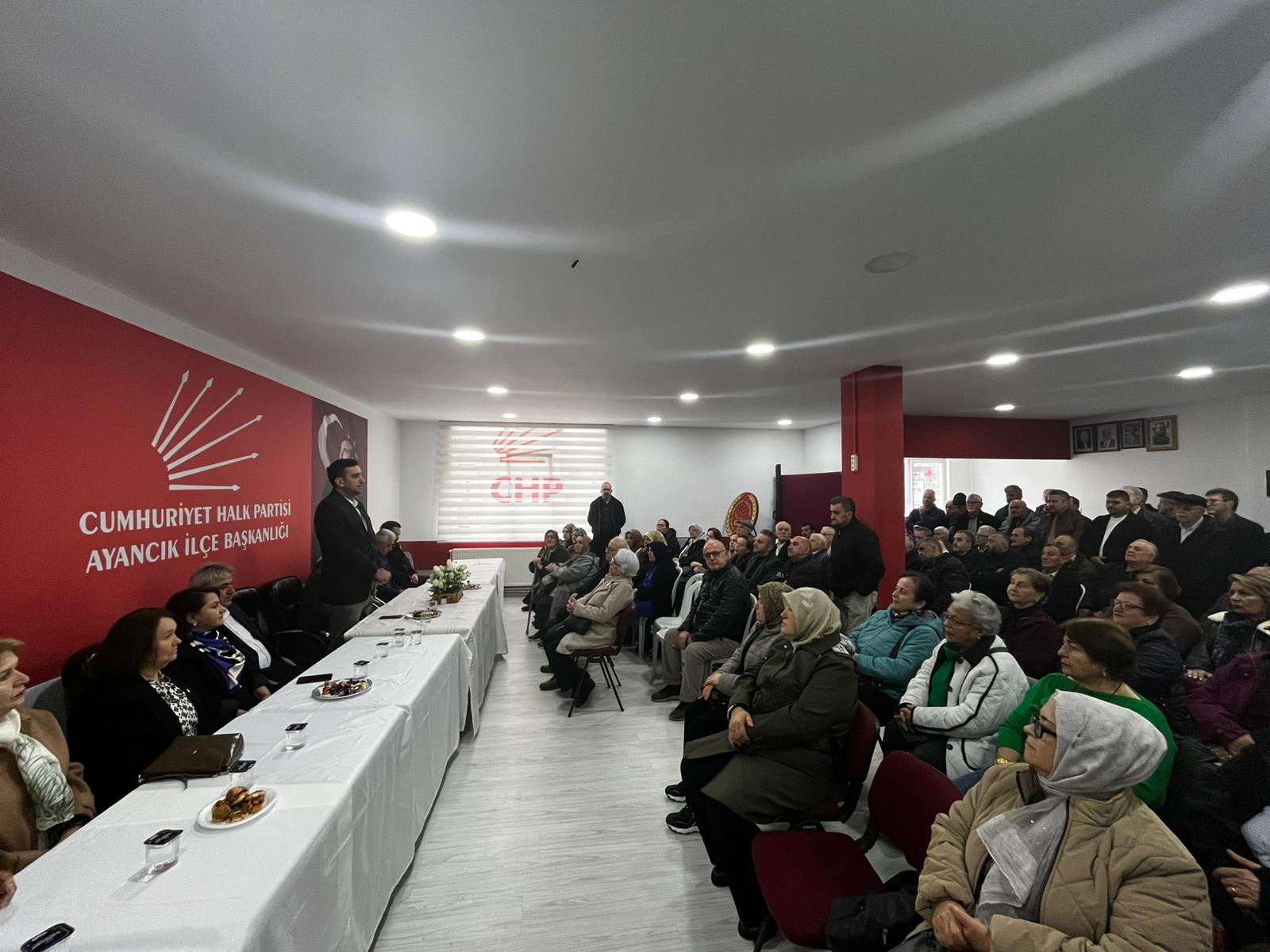 CHP Ayancık İlçe Başkanlığı bayramlaşma programı düzenledi