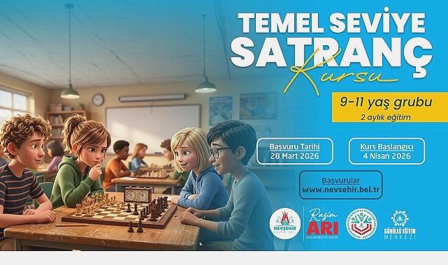 Nevşehir Belediyesinden Çocuklara Özel Satranç Eğitimi Fırsatı