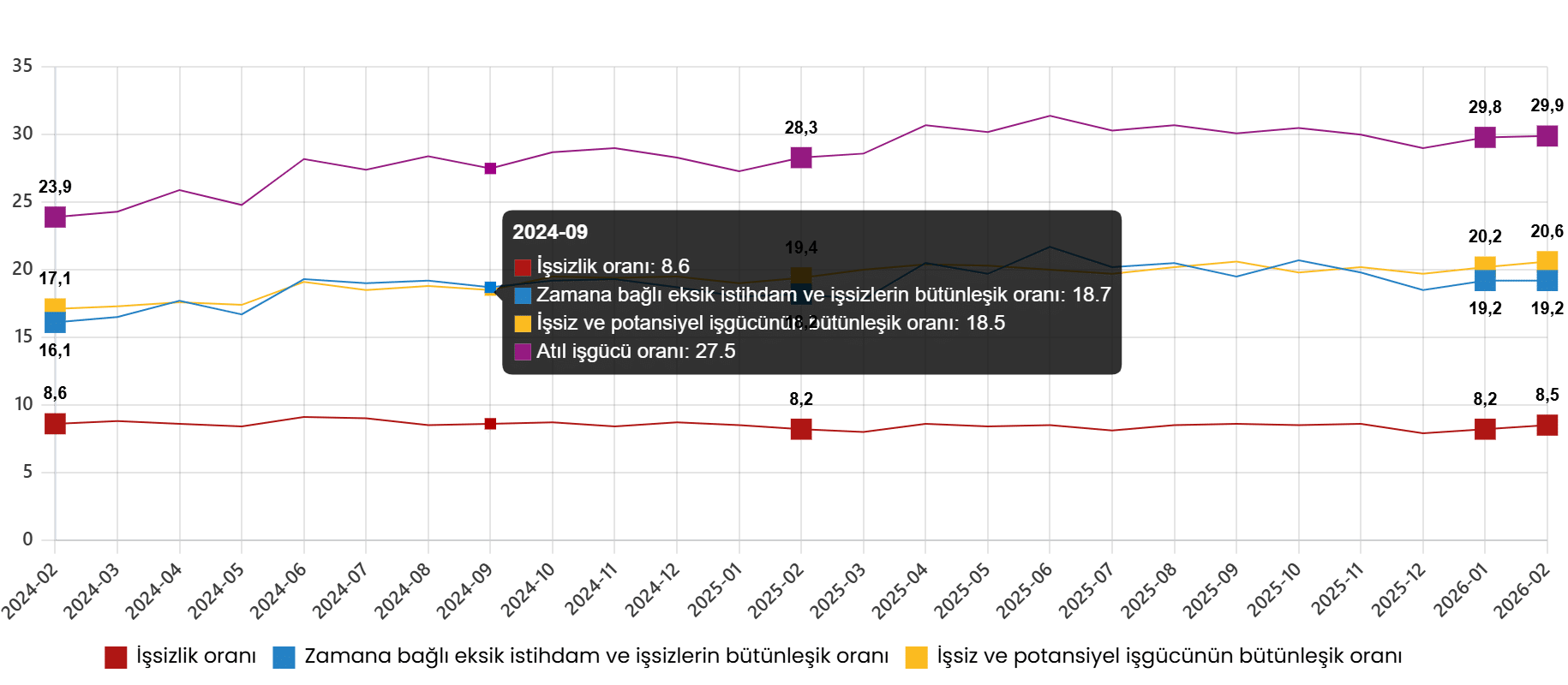 Şubat 2026 İşgücü Verileri ve Analizleri