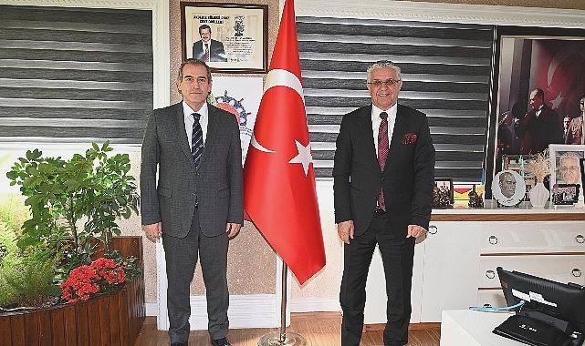 ATSO Başkanı Hacısüleyman’dan Başkan Topaloğlu’na Resmi Ziyaret