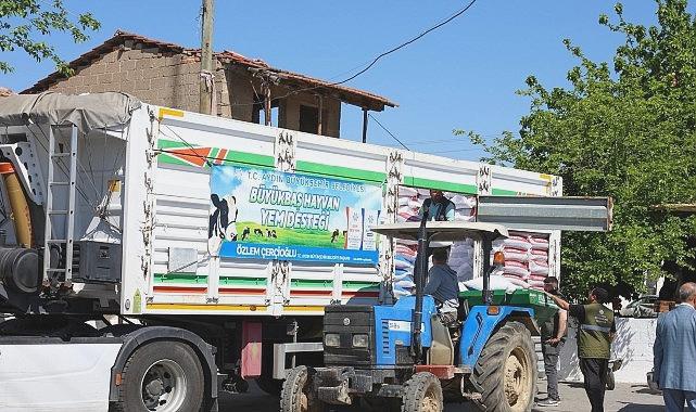 Başkan Çerçioğlu’ndan Germencik’teki Küçük Üreticilere Özel Yem Desteği