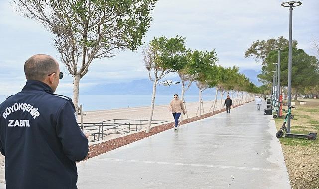 Büyükşehir Zabıtasından Yenilikçi Dronla Denetim Uygulaması