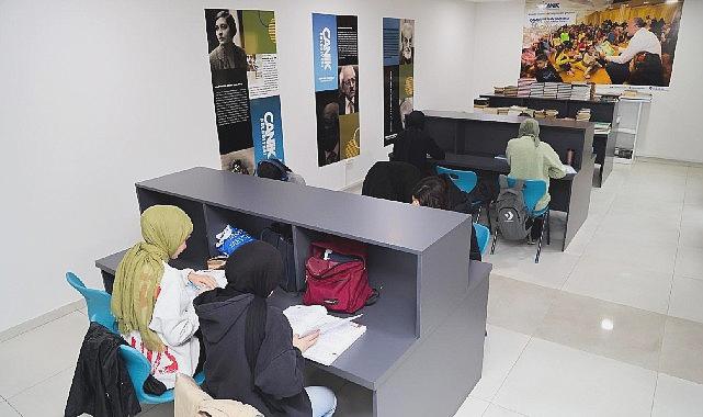 Canik Halk Kütüphanesi Gençlerin Buluşma Noktası Oluyor