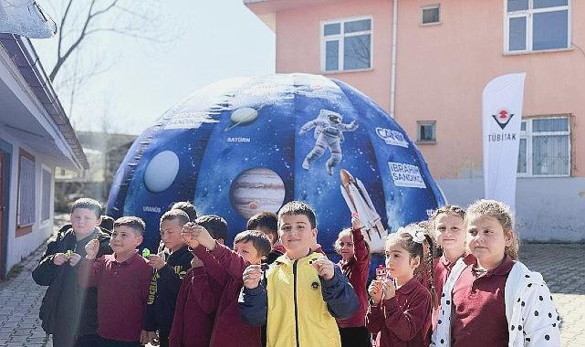 Canikte Genç Kâşifler Uzayla Tanışıyor, Gökyüzünün Sırlarını Keşfediyor