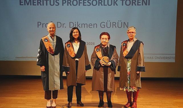 Kadir Has Üniversitesinde Prof. Dr. Dikmen Gürüne Onur Unvanı Verildi