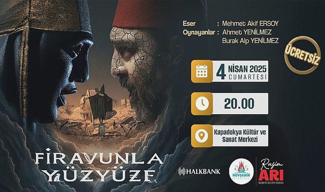 Nevşehir’de ‘Firavunla Yüz Yüze’ Sahne Performansı