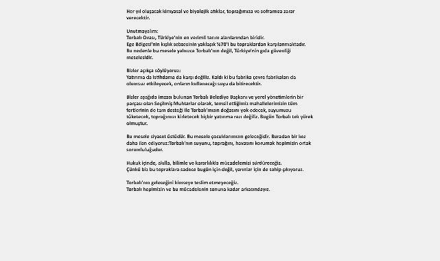 Torbalı’da Kağıt Fabrikasına Karşı Muhtarların Güçlü Direnişi