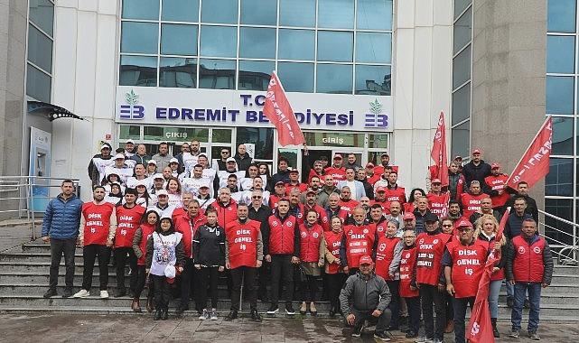 Edremitte Coşkulu 1 Mayıs Kutlamaları