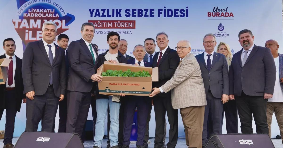 İBB’den Çiftçilere Yazlık Fide Desteği